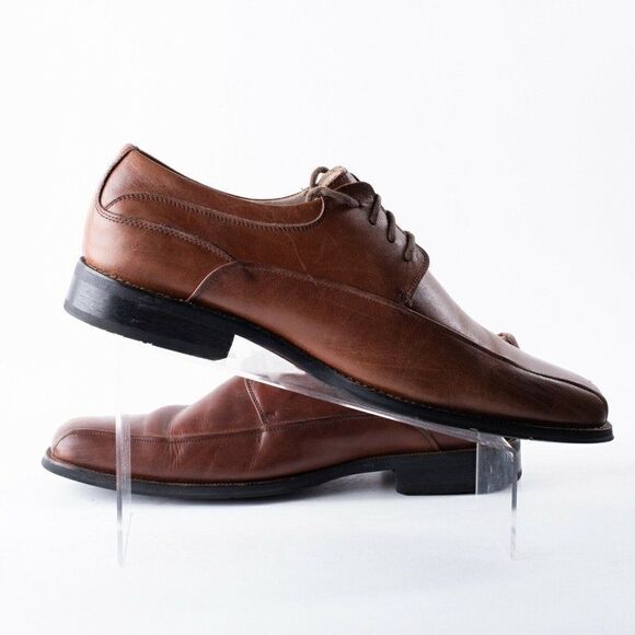 Florsheim Mens Brown Leather Oxford Dress Shoes Sz main image 7